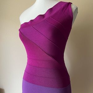 y2k baby phat ombre bandage dress